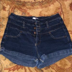Target brand high waisted shorts
